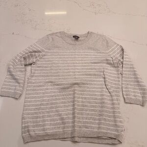 Eddie Bauer women’s lightweight striped crewneck sweater